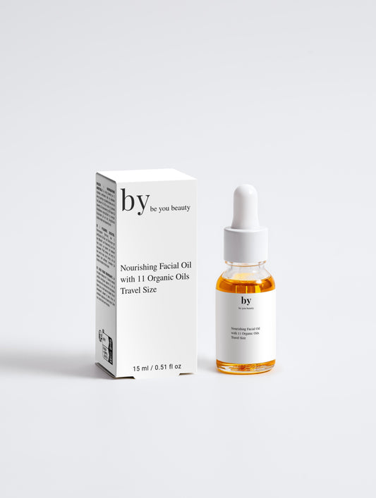 Nourishing Facial Oil with 11 Organic Oils – Travel Size - Be You Beauty