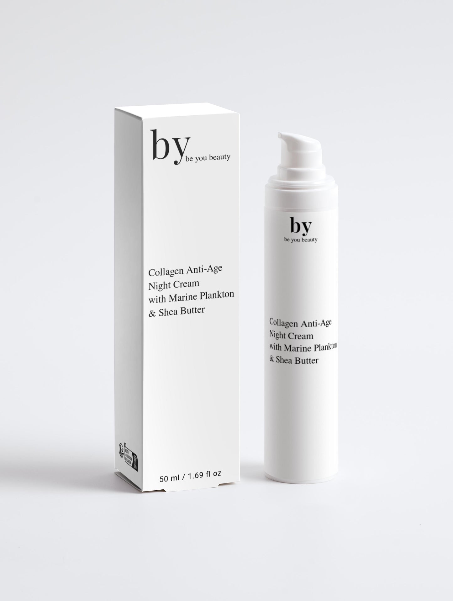 Collagen Anti-Age Night Cream with Marine Plankton & Shea Butter - Be You Beauty