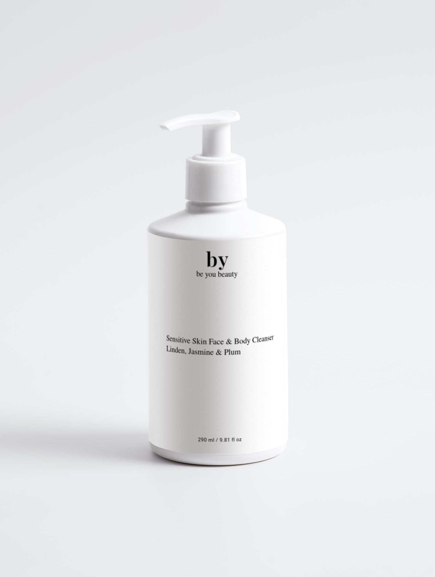 Sensitive Skin Face & Body Cleanser – Linden, Jasmine & Plum - Be You Beauty