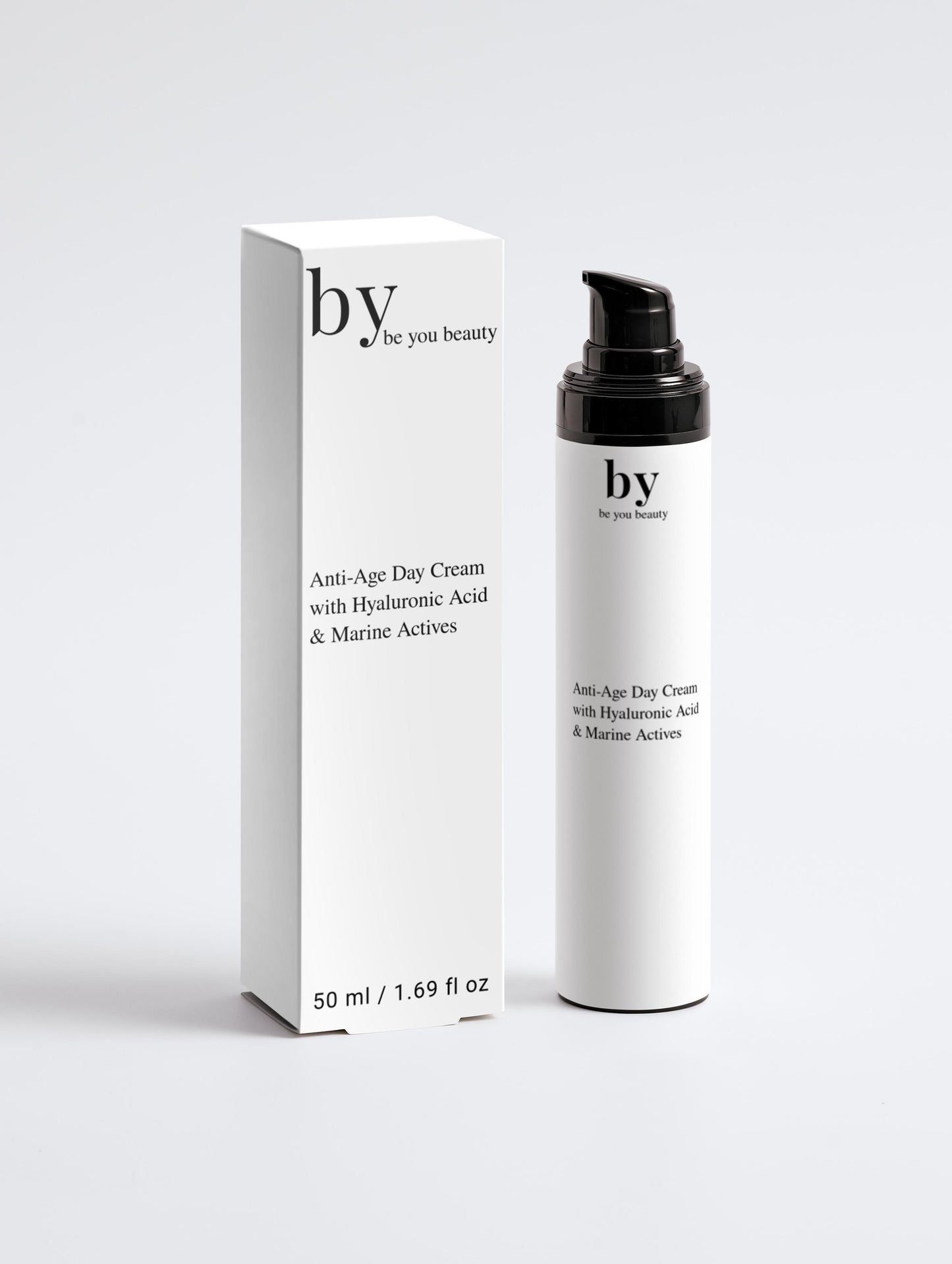 Anti-Age Day Cream with Hyaluronic Acid & Marine Actives - Be You Beauty