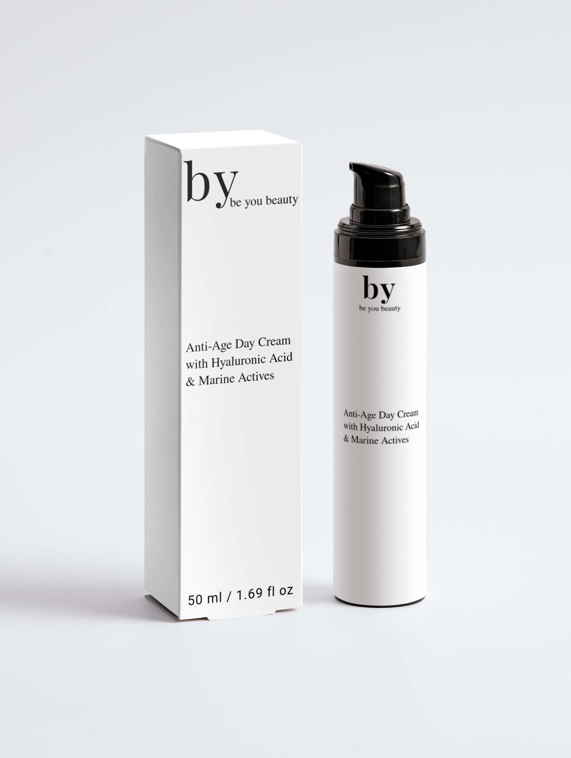 Anti-Age Day Cream with Hyaluronic Acid & Marine Actives - Be You Beauty