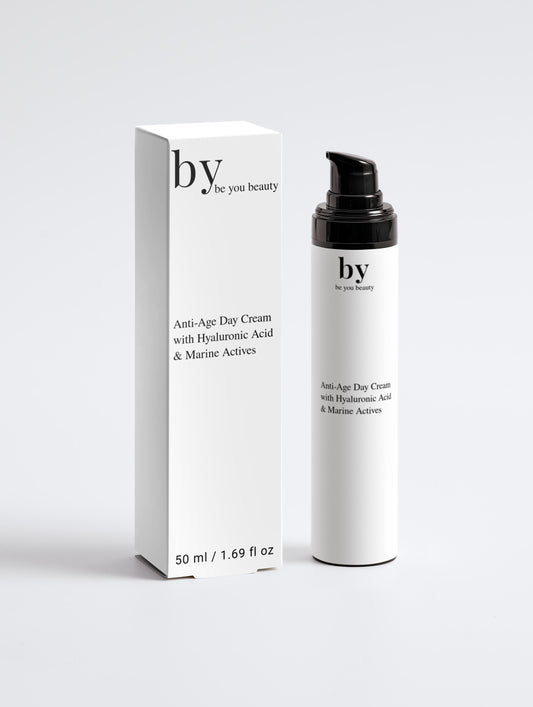 Anti-Age Day Cream with Hyaluronic Acid & Marine Actives - Be You Beauty